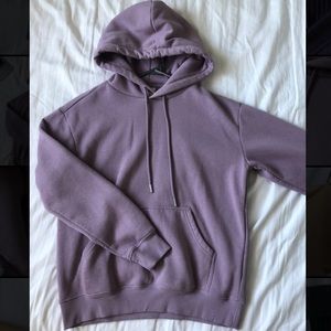 Purple oversized hoodie